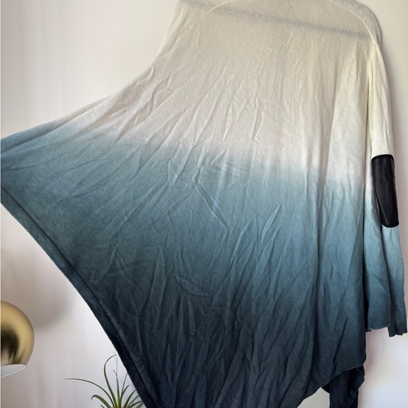 Nicholas K Free People Poncho Cardigan size S tie diy ombré - Picture 7 of 10